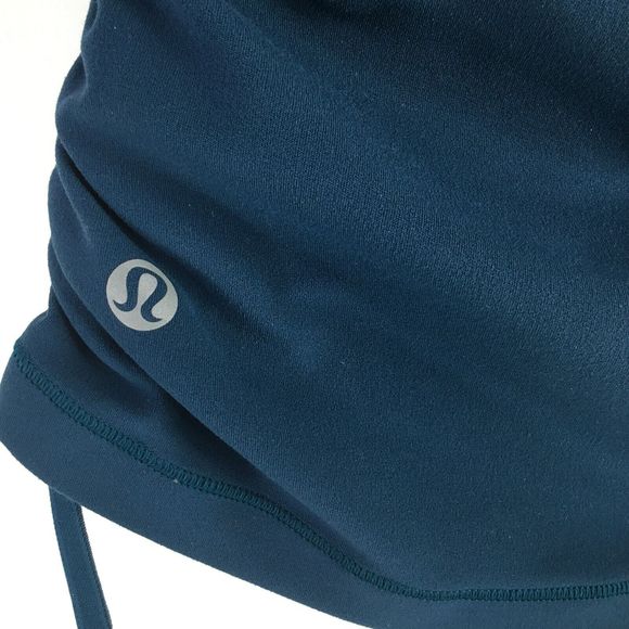 Lululemon Womens Full Freedom Yoga Tank Size 4 in Nile Blue Nulu Cinch Up Sides - Picture 13 of 16